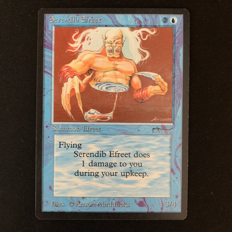 Magic the Gathering Serendib Efreet - Arabian Nights 