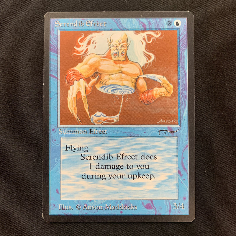 Magic the Gathering Serendib Efreet - Arabian Nights 