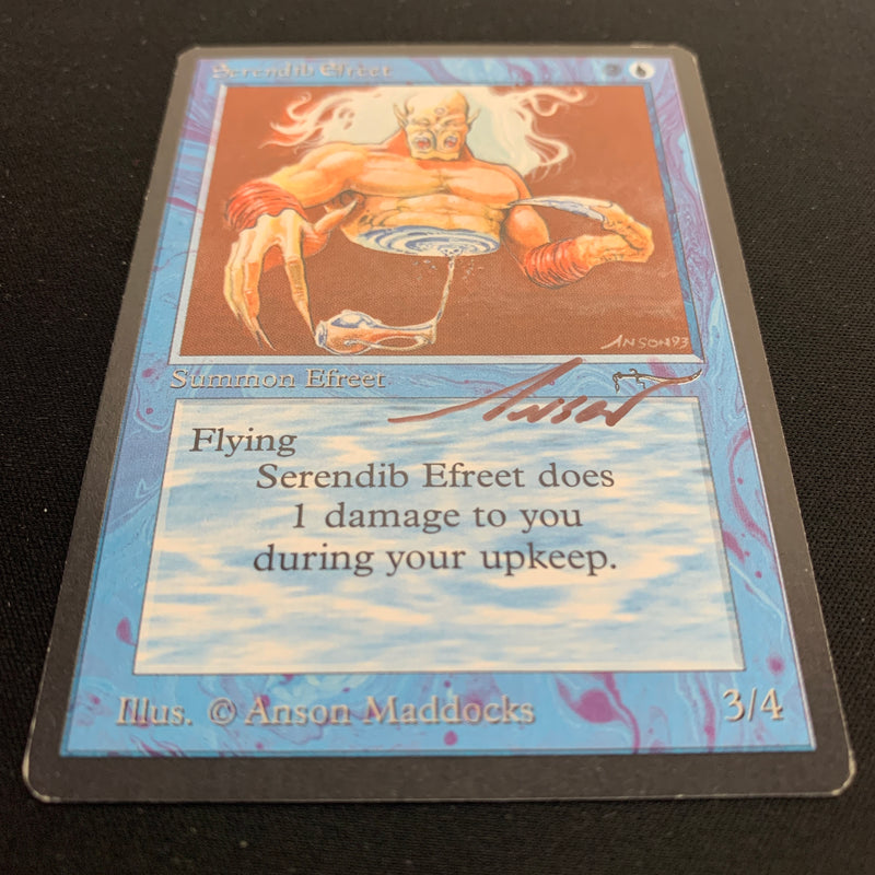 Magic the Gathering Serendib Efreet - Arabian Nights 