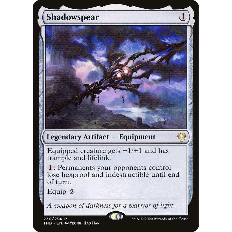 Magic the Gathering Shadowspear - Theros Beyond Death NM