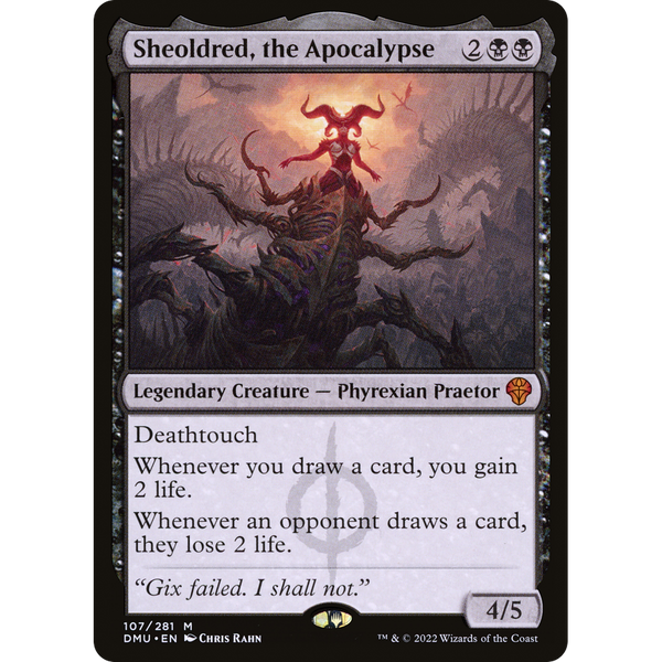 Magic the Gathering Sheoldred, the Apocalypse - Dominaria United NM