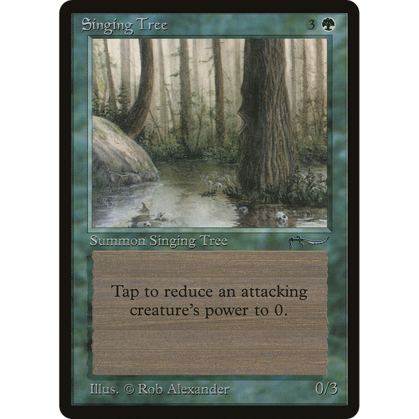 Magic the Gathering Singing Tree - Arabian Nights NM