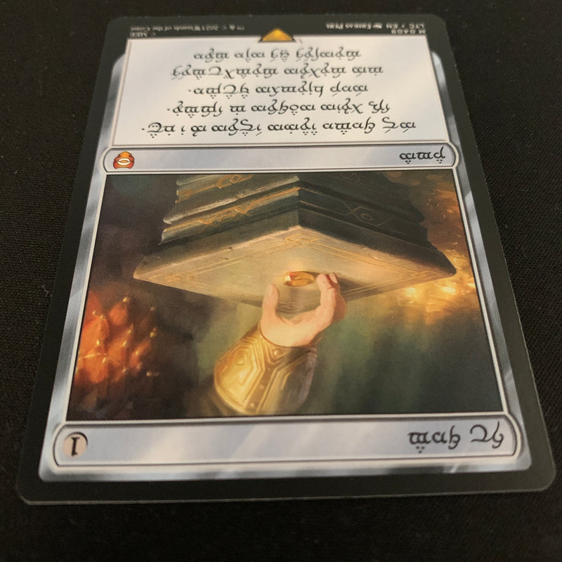 Magic the Gathering Sol Ring (Dwarven) - Commander: the Lord of the Rings: Tales of Middle-earth: Extras - NM 