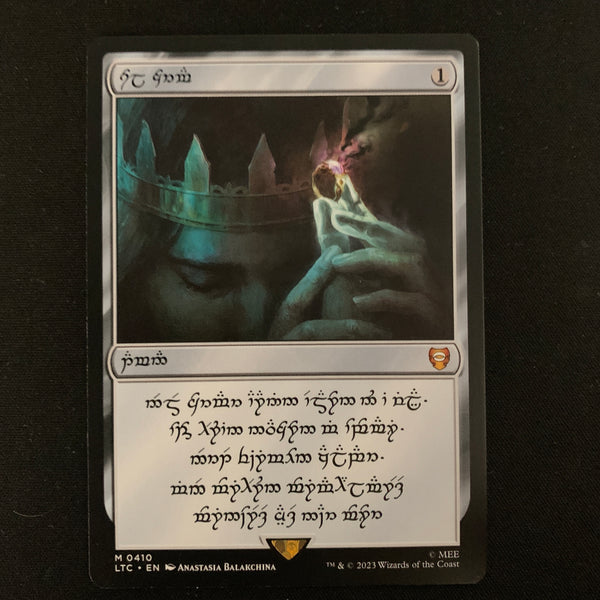 Magic the Gathering Sol Ring (Human) - Commander: the Lord of the Rings: Tales of Middle-earth: Extras - NM 