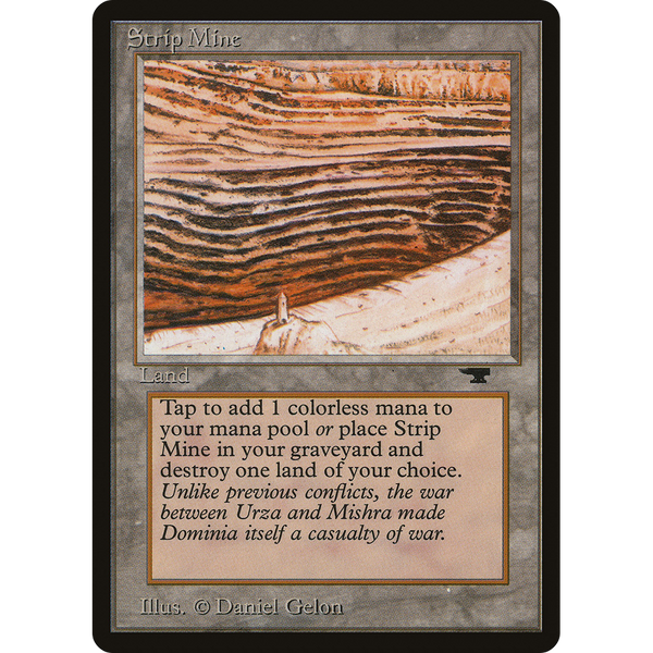 Magic the Gathering Strip Mine (Tower) - Antiquities NM