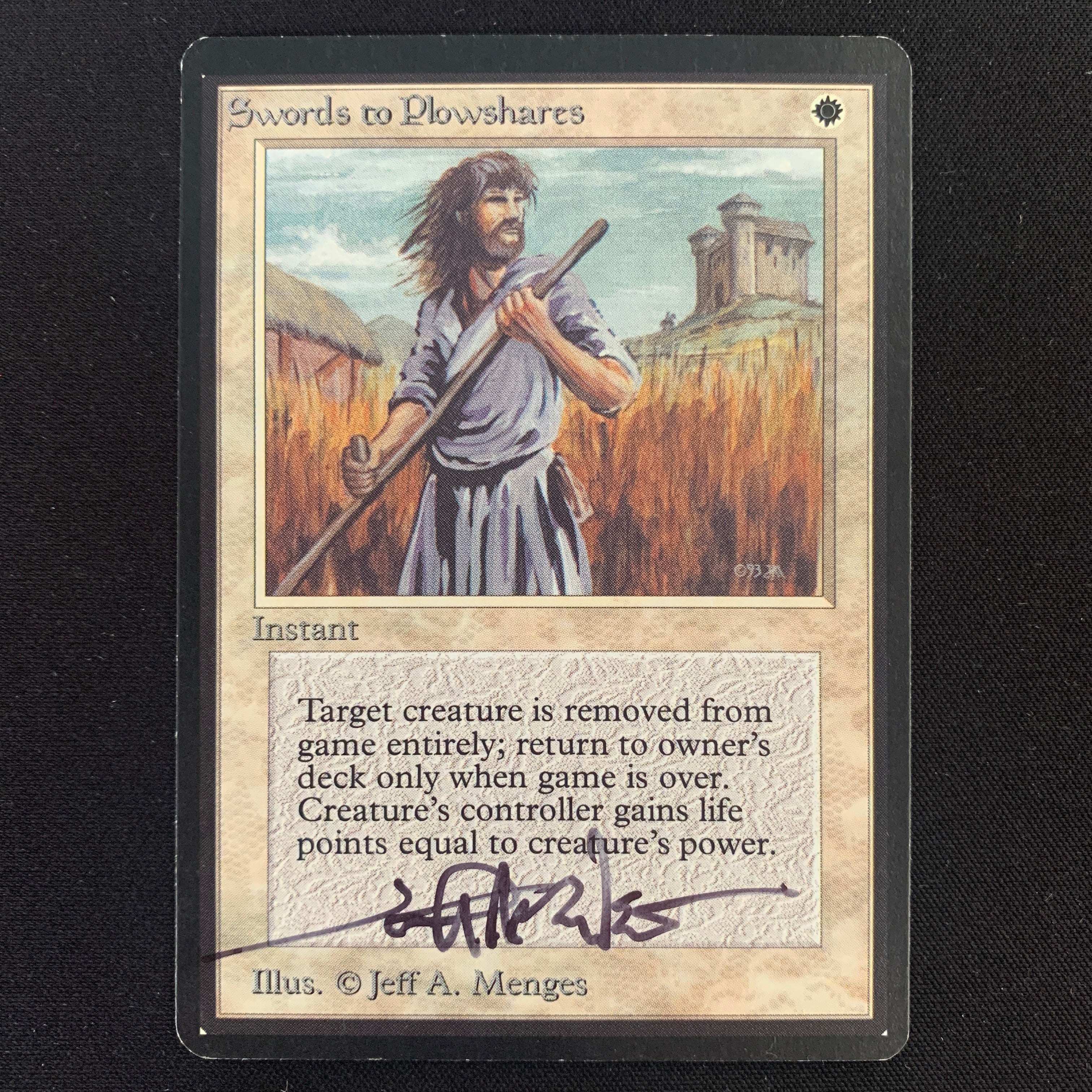 MTG Singles - Swords to Plowshares - Beta - 