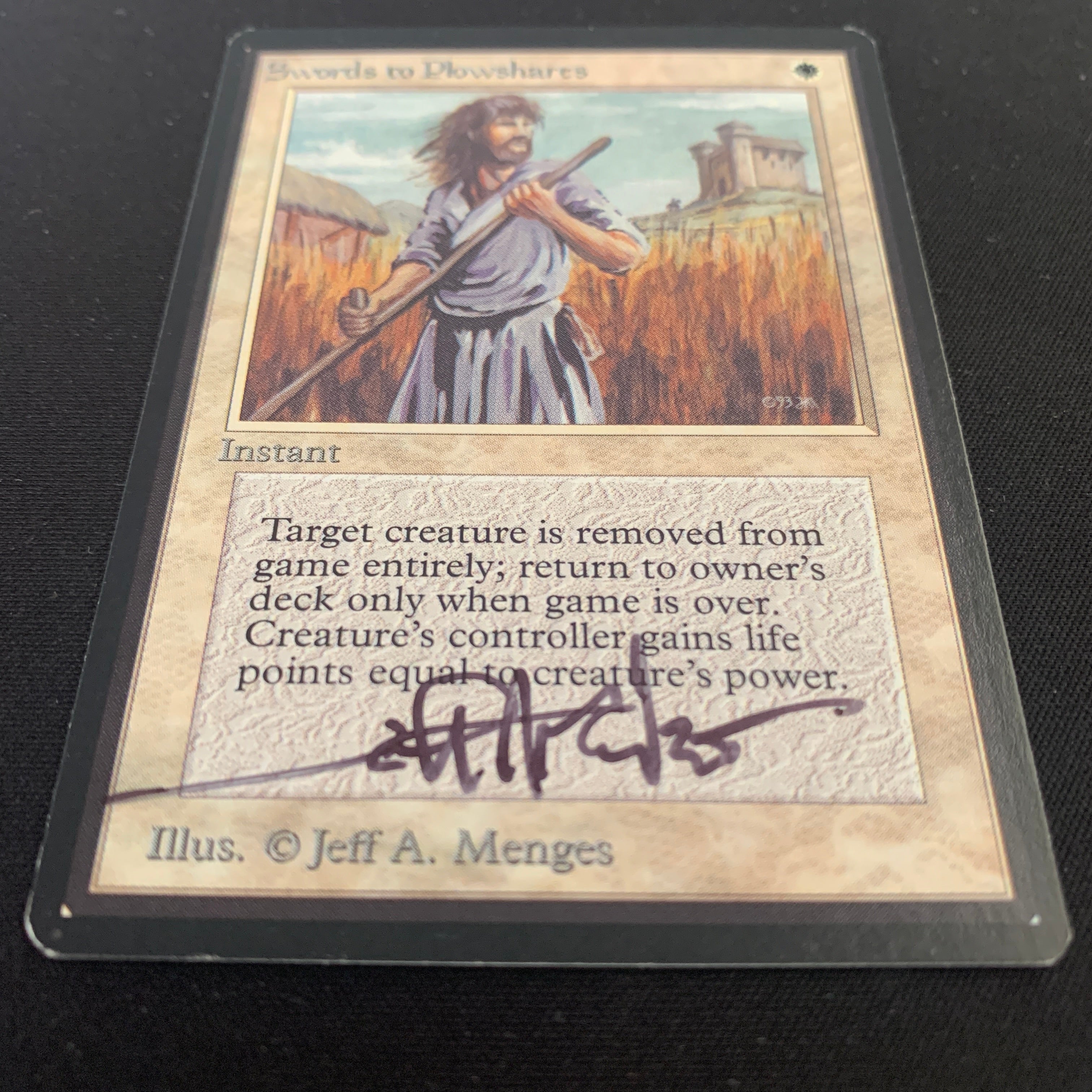 MTG Singles - Swords to Plowshares - Beta - 