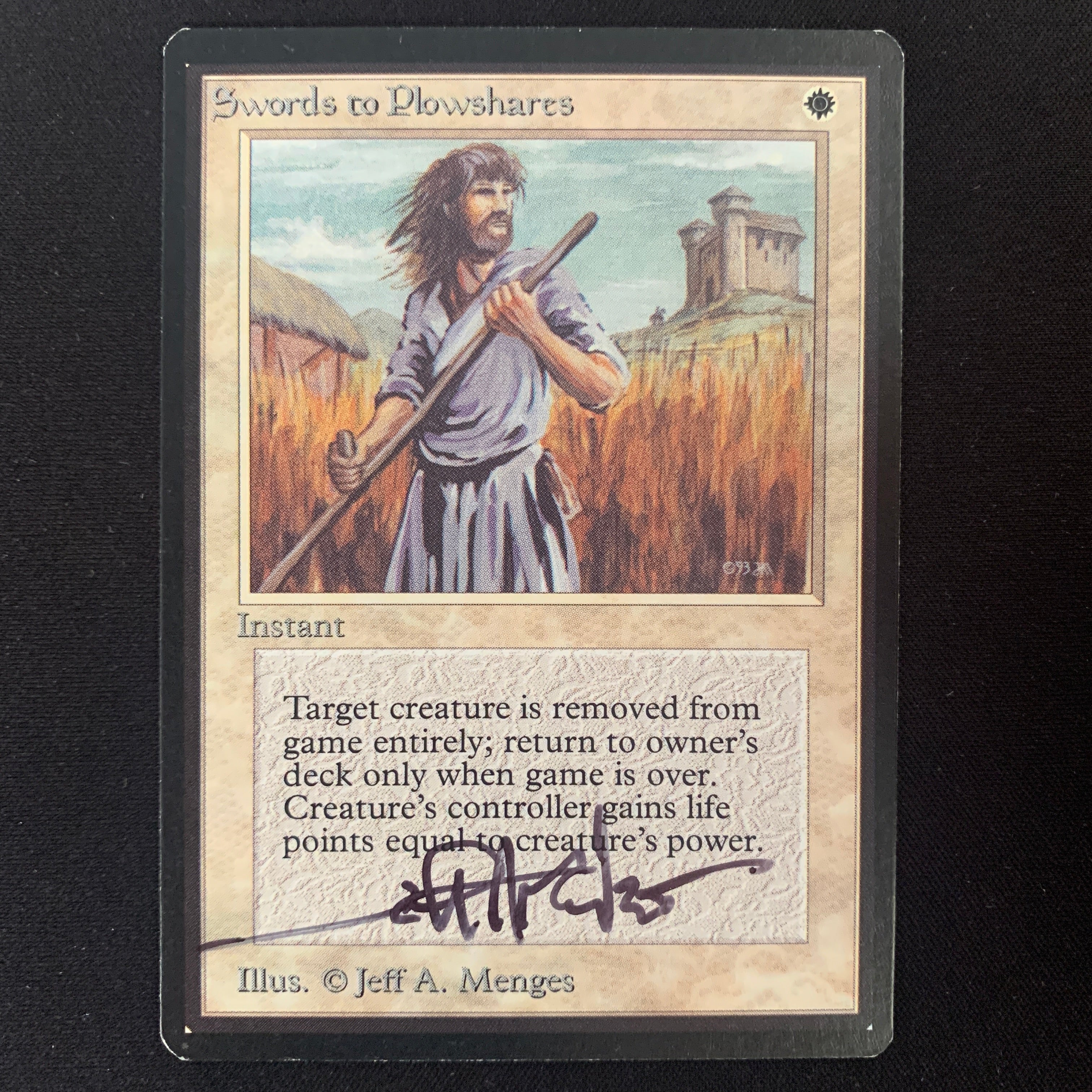 MTG Singles - Swords to Plowshares - Beta - 