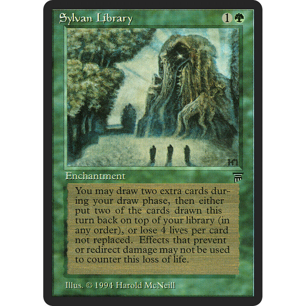 MTG Singles - Sylvan Library - Legends - NM