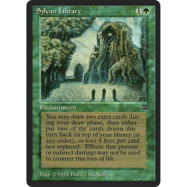 Magic the Gathering Sylvan Library - Legends NM