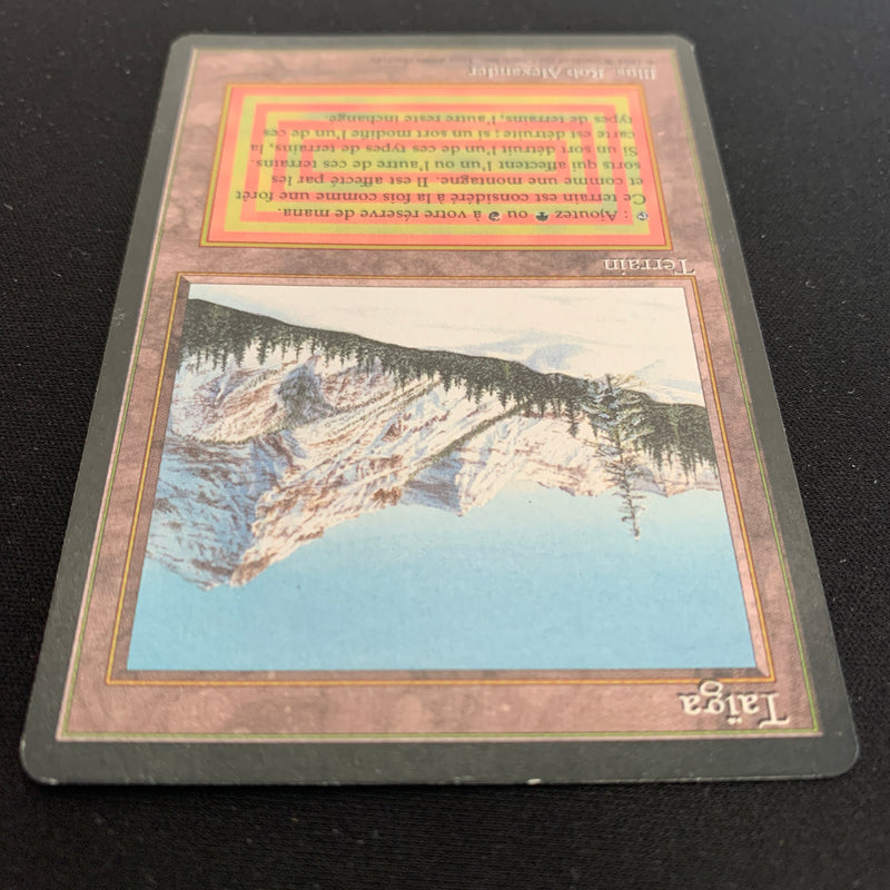 Magic the Gathering Taiga - Foreign Black Bordered - French 