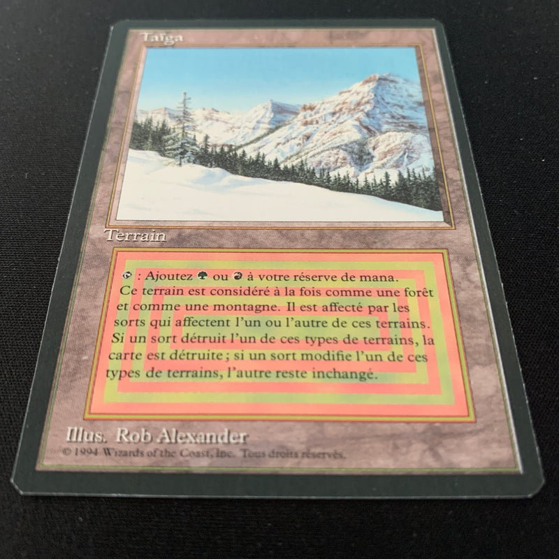 Magic the Gathering Taiga - Foreign Black Bordered - French 