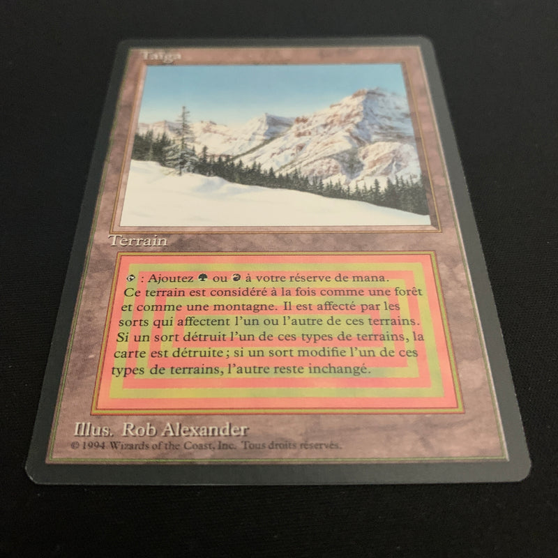 Magic the Gathering Taiga - Foreign Black Bordered - French 