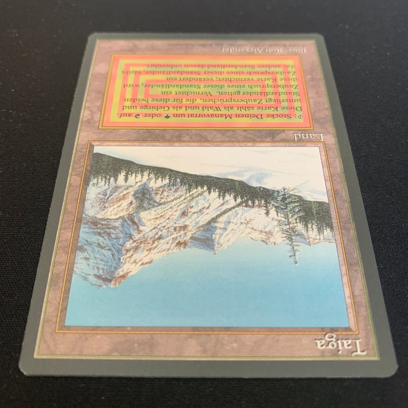 Magic the Gathering Taiga - Foreign Black Bordered - German 