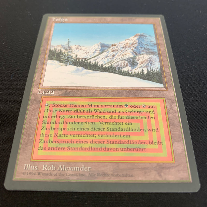 Magic the Gathering Taiga - Foreign Black Bordered - German 