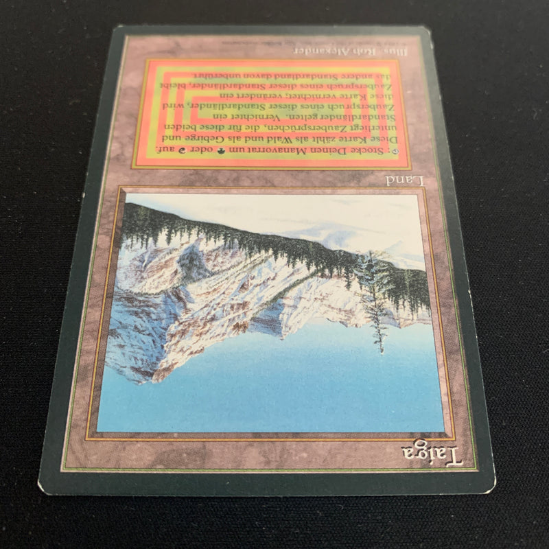 Magic the Gathering Taiga - Foreign Black Bordered - German 