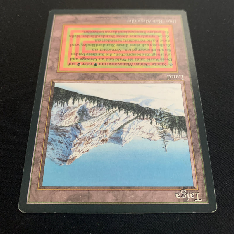 Magic the Gathering Taiga - Foreign Black Bordered - German 