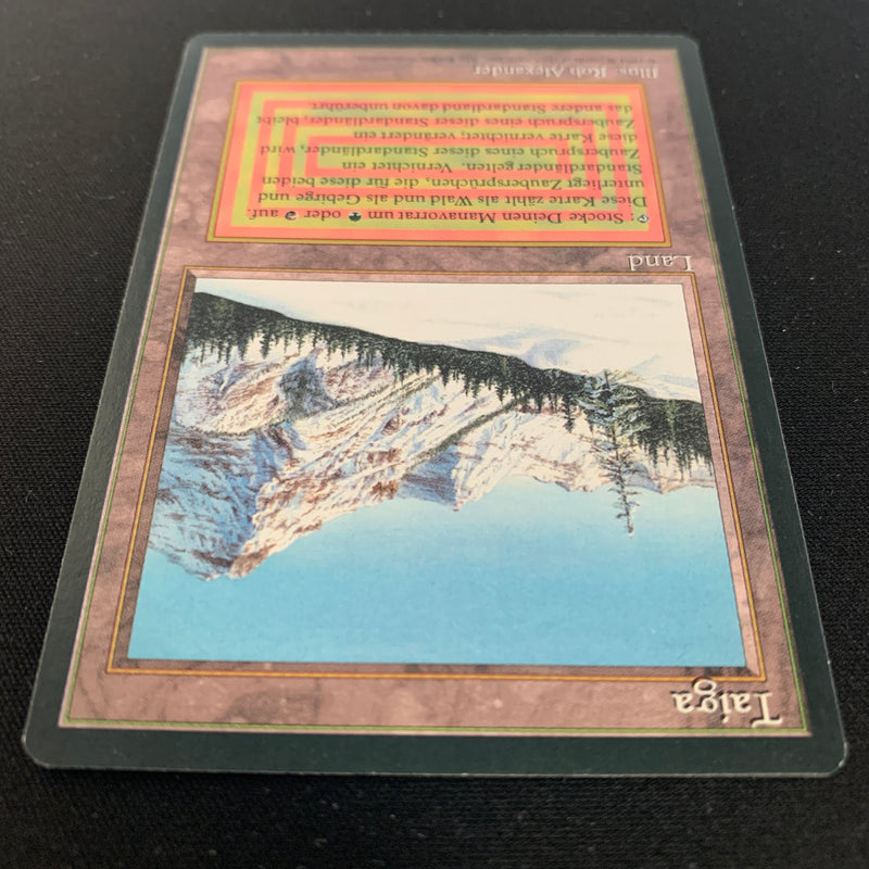 Magic the Gathering Taiga - Foreign Black Bordered - German 