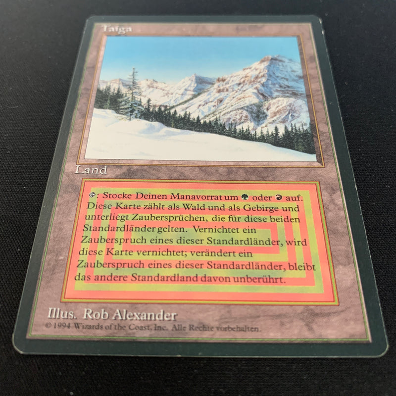 Magic the Gathering Taiga - Foreign Black Bordered - German 