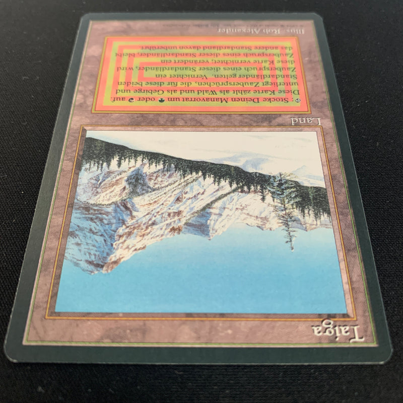 Magic the Gathering Taiga - Foreign Black Bordered - German 