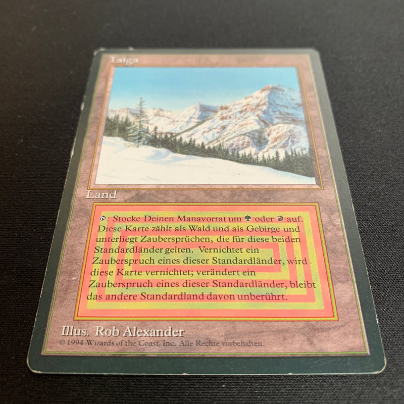 Magic the Gathering Taiga - Foreign Black Bordered - German 