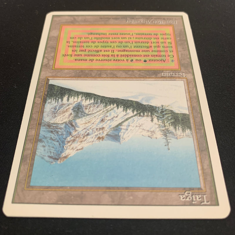 Magic the Gathering Taiga - Foreign White Bordered - French 