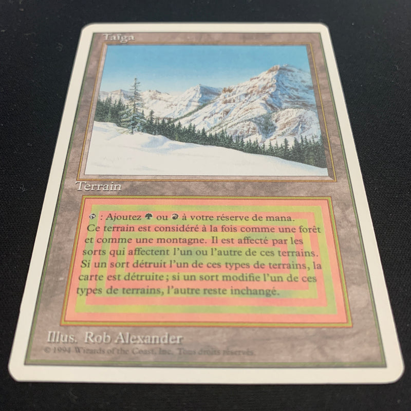 Magic the Gathering Taiga - Foreign White Bordered - French 