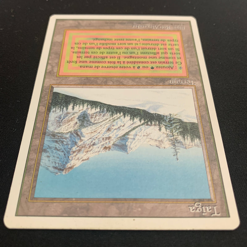 Magic the Gathering Taiga - Foreign White Bordered - French 