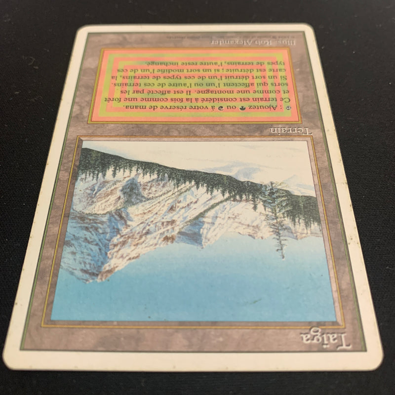 Magic the Gathering Taiga - Foreign White Bordered - French 