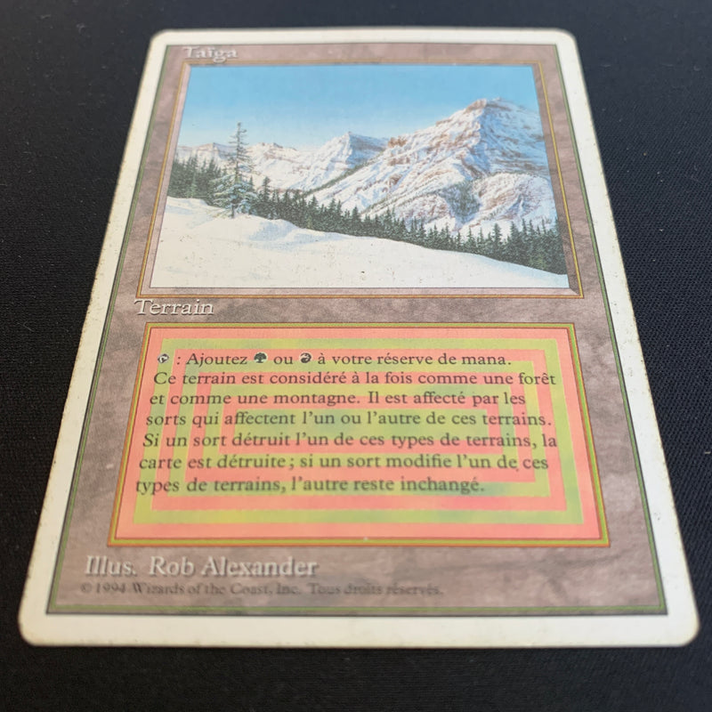 Magic the Gathering Taiga - Foreign White Bordered - French 