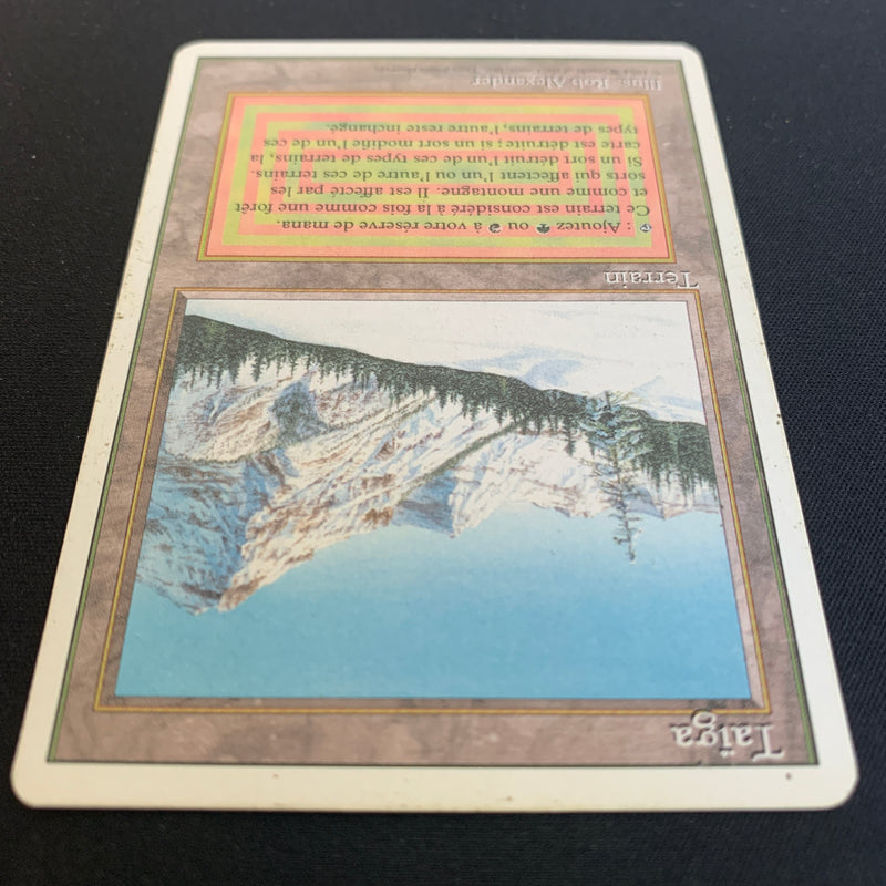 Magic the Gathering Taiga - Foreign White Bordered - French 