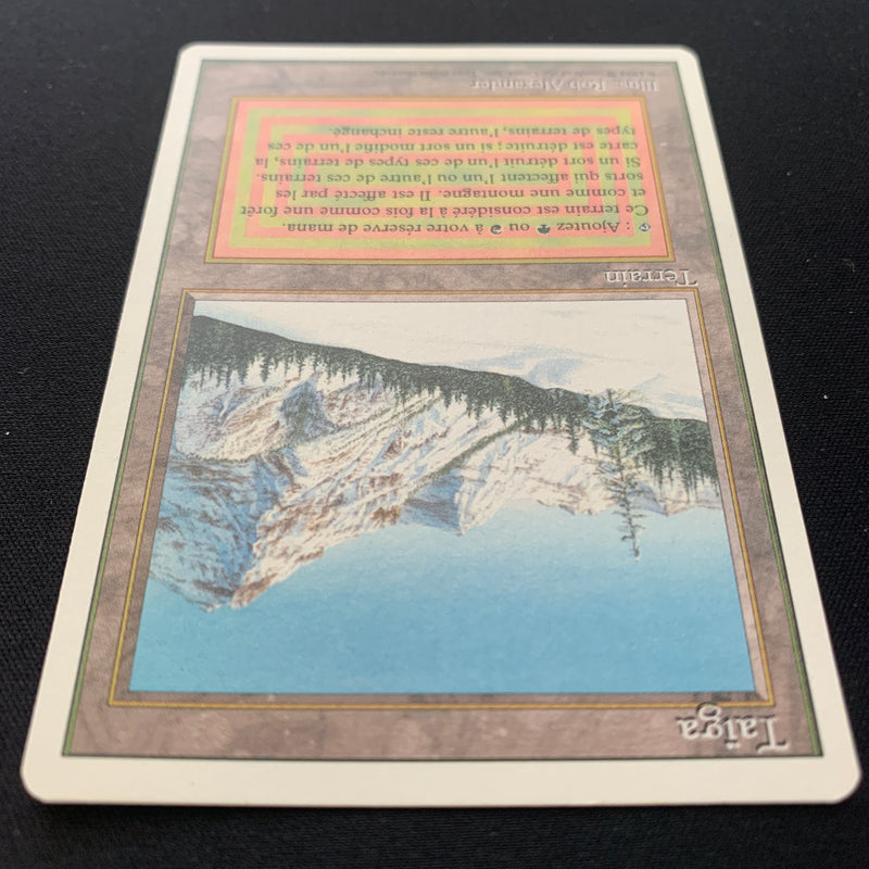 Magic the Gathering Taiga - Foreign White Bordered - French 