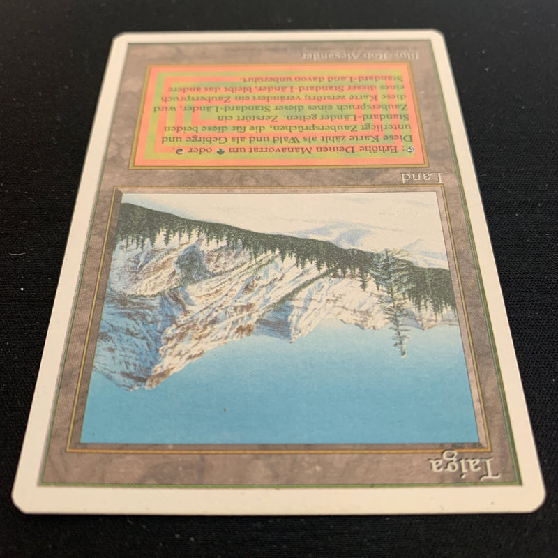 Magic the Gathering Taiga - Foreign White Bordered - German 