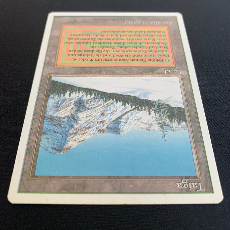 Magic the Gathering Taiga - Foreign White Bordered - German 