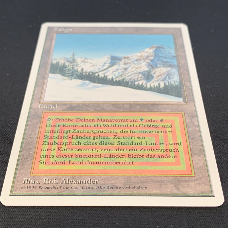 Magic the Gathering Taiga - Foreign White Bordered - German 