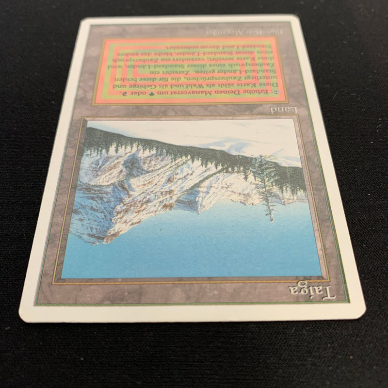 Magic the Gathering Taiga - Foreign White Bordered - German 