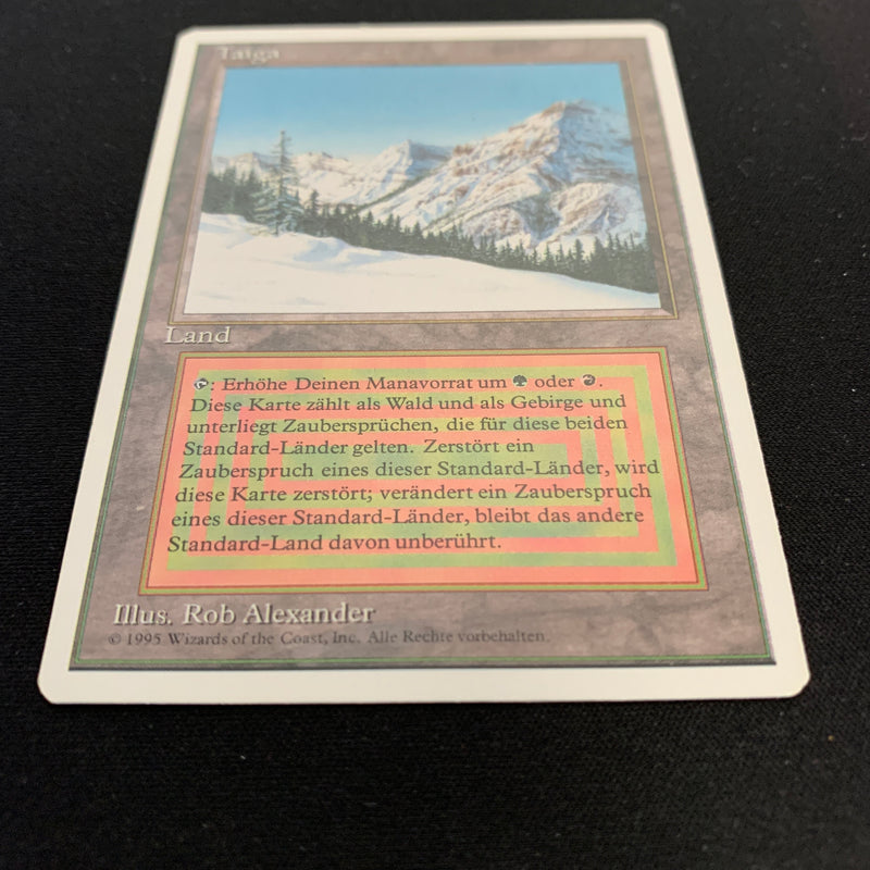 Magic the Gathering Taiga - Foreign White Bordered - German 