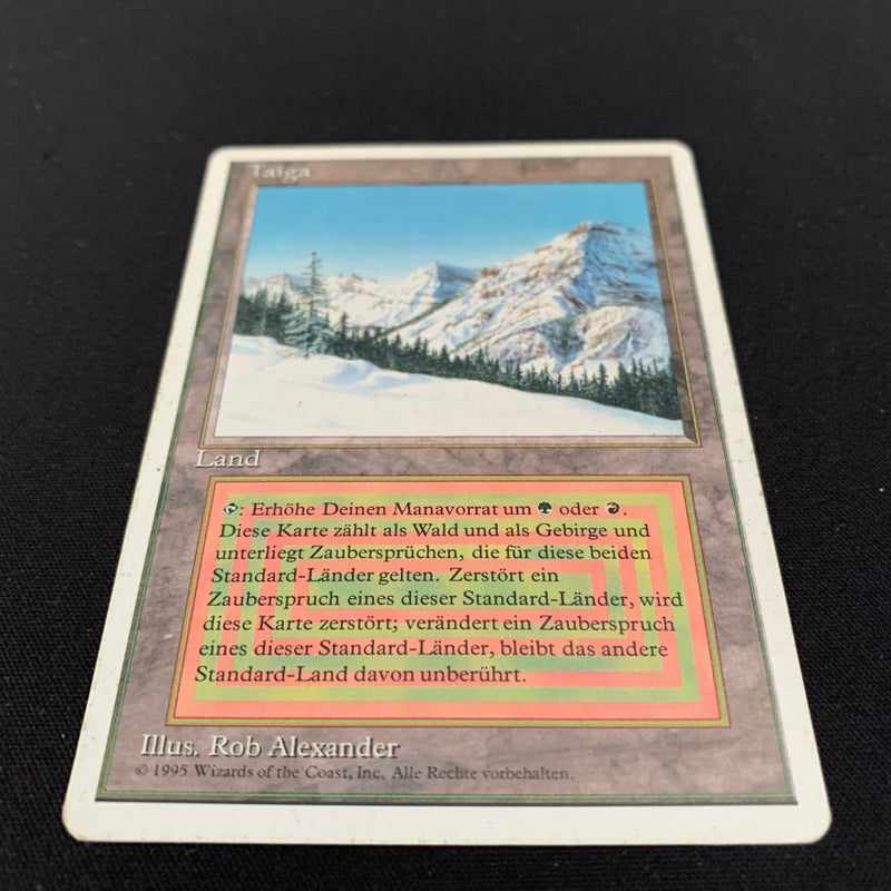 Magic the Gathering Taiga - Foreign White Bordered - German 