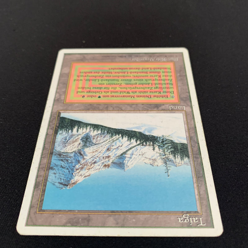 Magic the Gathering Taiga - Foreign White Bordered - German 