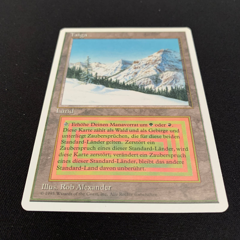 Magic the Gathering Taiga - Foreign White Bordered - German 