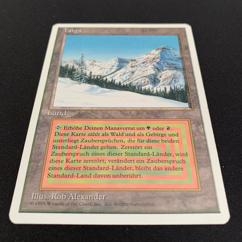 Magic the Gathering Taiga - Foreign White Bordered - German 