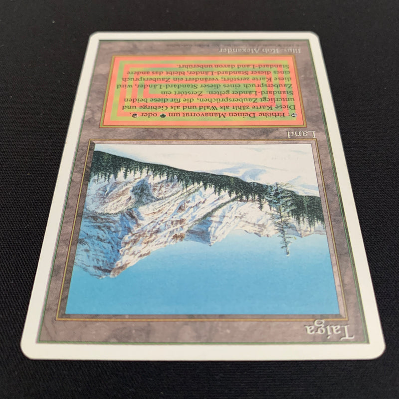 Magic the Gathering Taiga - Foreign White Bordered - German 