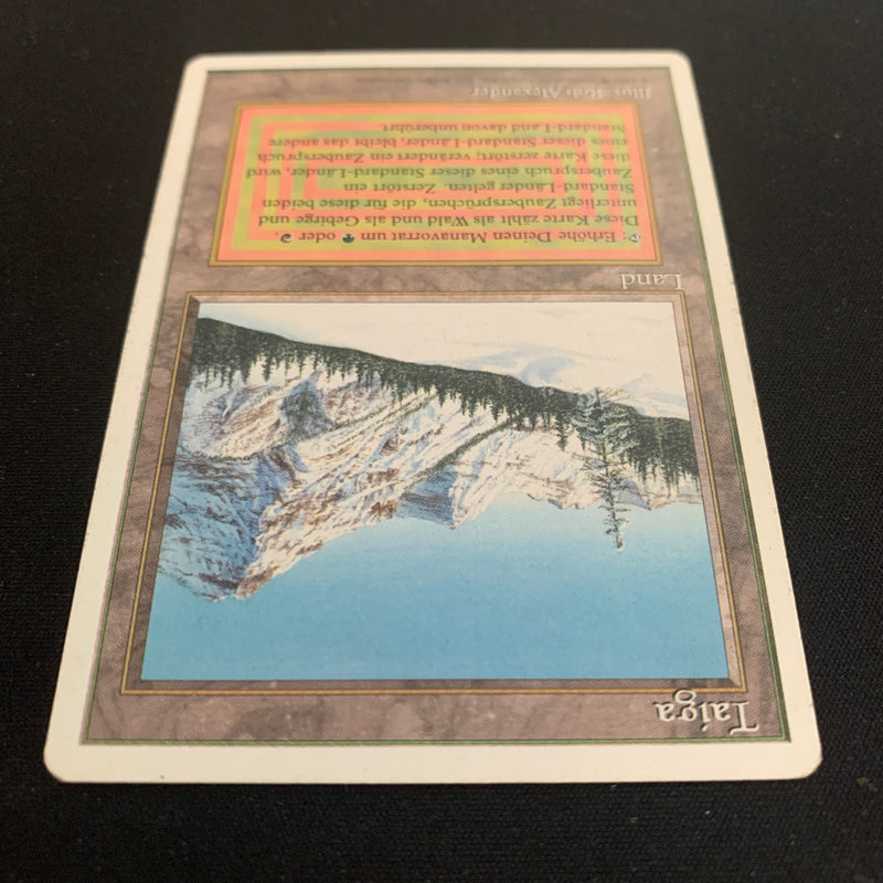 Magic the Gathering Taiga - Foreign White Bordered - German 