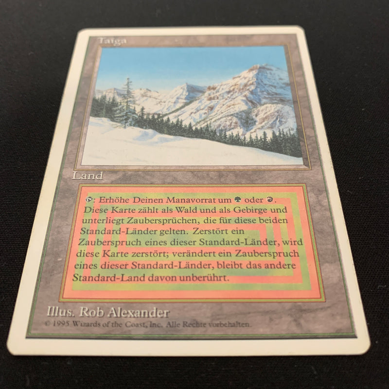 Magic the Gathering Taiga - Foreign White Bordered - German 