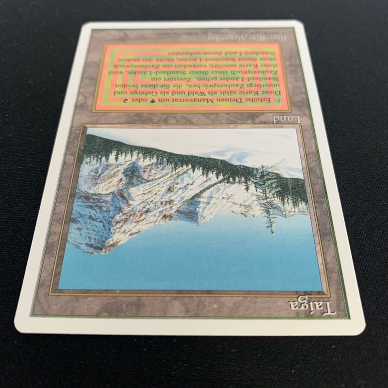 Magic the Gathering Taiga - Foreign White Bordered - German 