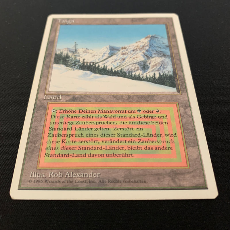 Magic the Gathering Taiga - Foreign White Bordered - German 