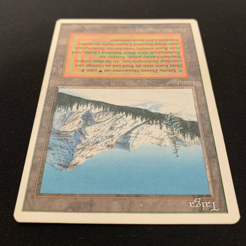 Magic the Gathering Taiga - Foreign White Bordered - German 