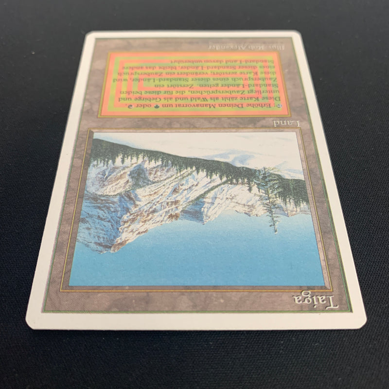 Magic the Gathering Taiga - Foreign White Bordered - German 