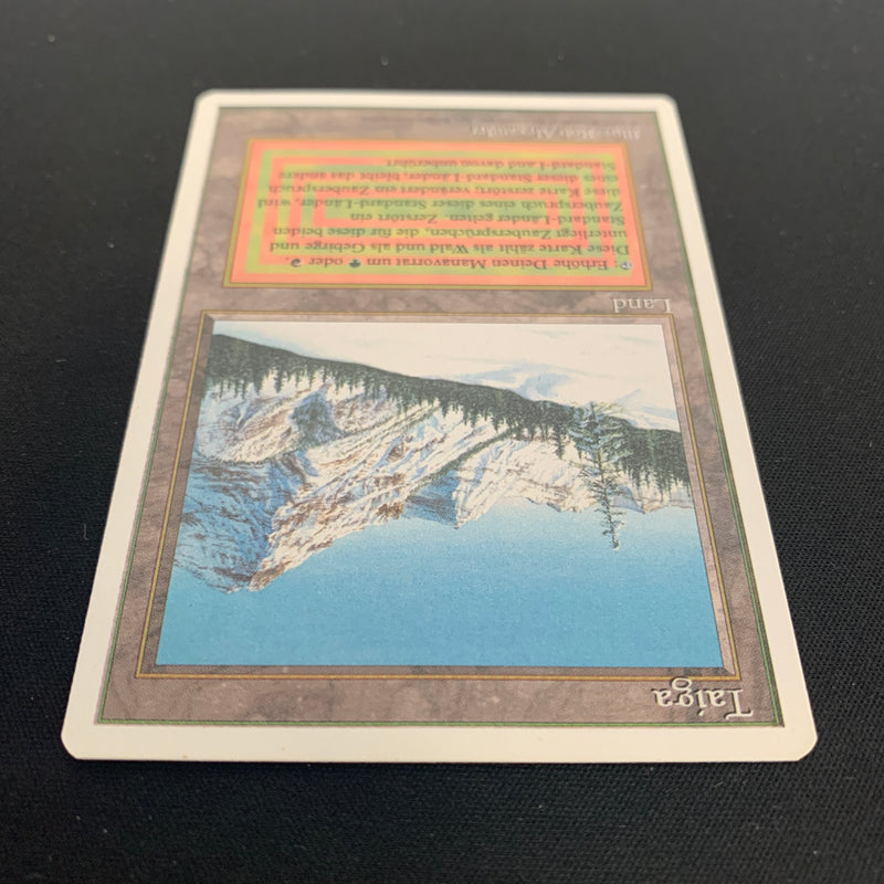 Magic the Gathering Taiga - Foreign White Bordered - German 