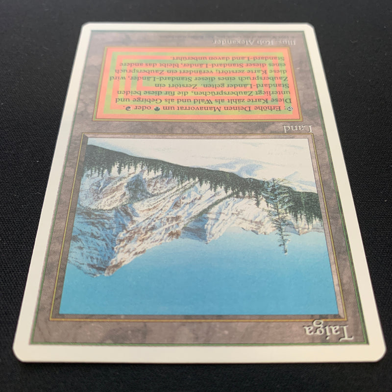 Magic the Gathering Taiga - Foreign White Bordered - German 